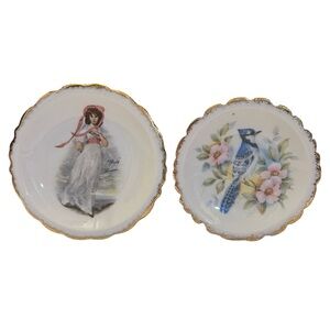 Vintage Brinton Bone China Decorative Dishes (2)